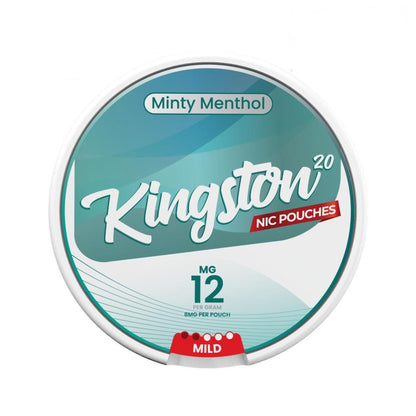 Kingston Nicotine Pouches Pack of 10 - Minty Menthol - vapeukwholesale