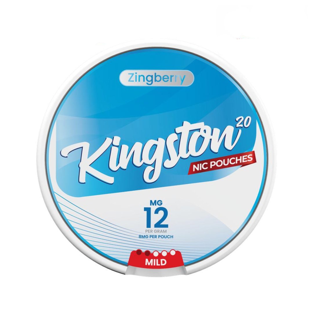 Kingston Nicotine Pouches Pack of 10 - Zingberry - vapeukwholesale