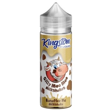 Kingston Silly Moo Moo Milkshakes 100ML Shortfill-Banoffee Pie-vapeukwholesale