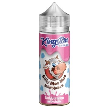 Kingston Silly Moo Moo Milkshakes 100ML Shortfill-Bubblegum-vapeukwholesale