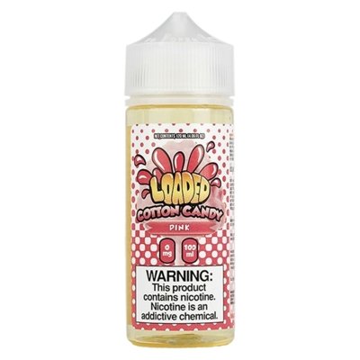 Loaded 100ML Shortfill-Cotton Candy Pink-vapeukwholesale