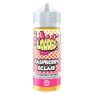 Loaded 100ML Shortfill-Raspberry Eclair-vapeukwholesale