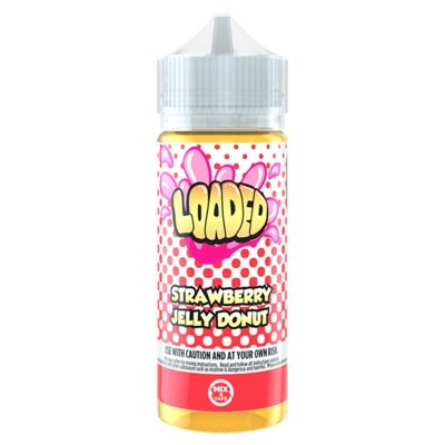 Loaded 100ML Shortfill-Strawberry Jelly Donut-vapeukwholesale