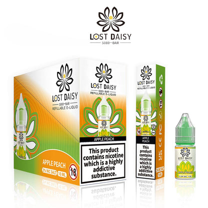 Lost Daisy 5000 Bar Salt 10ml - Box of 10-Apple Peach-vapeukwholesale