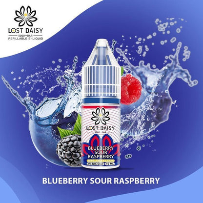 Lost Daisy 5000 Bar Salt 10ml - Box of 10-Blue Sour Raspberry-vapeukwholesale