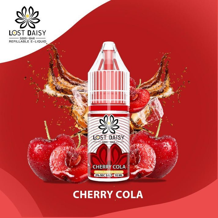 Lost Daisy 5000 Bar Salt 10ml - Box of 10-Cherry Cola-vapeukwholesale