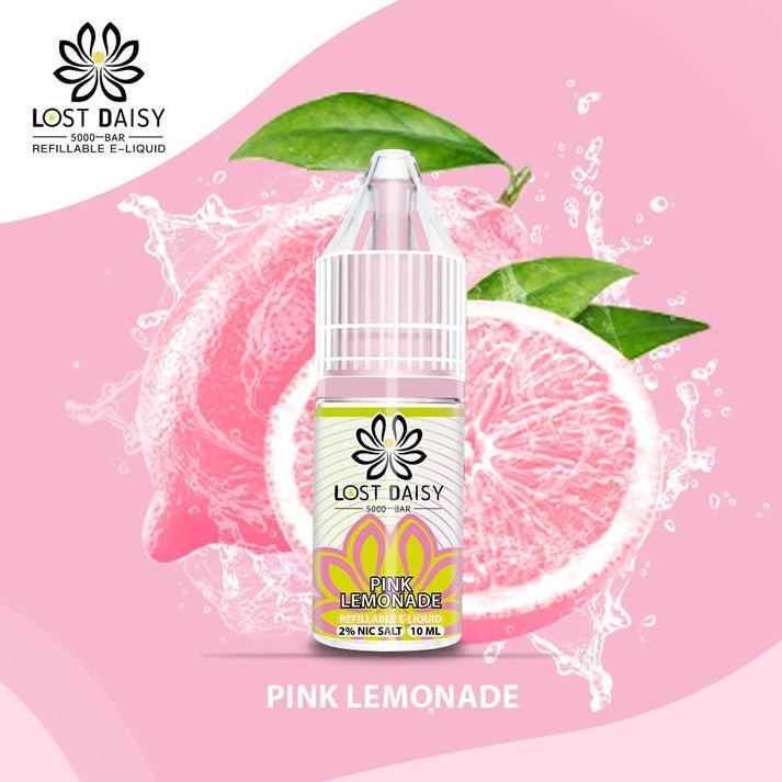 Lost Daisy 5000 Bar Salt 10ml - Box of 10-Pink Lemonade-vapeukwholesale