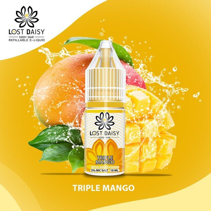 Lost Daisy 5000 Bar Salt 10ml - Box of 10-Triple Mango-vapeukwholesale