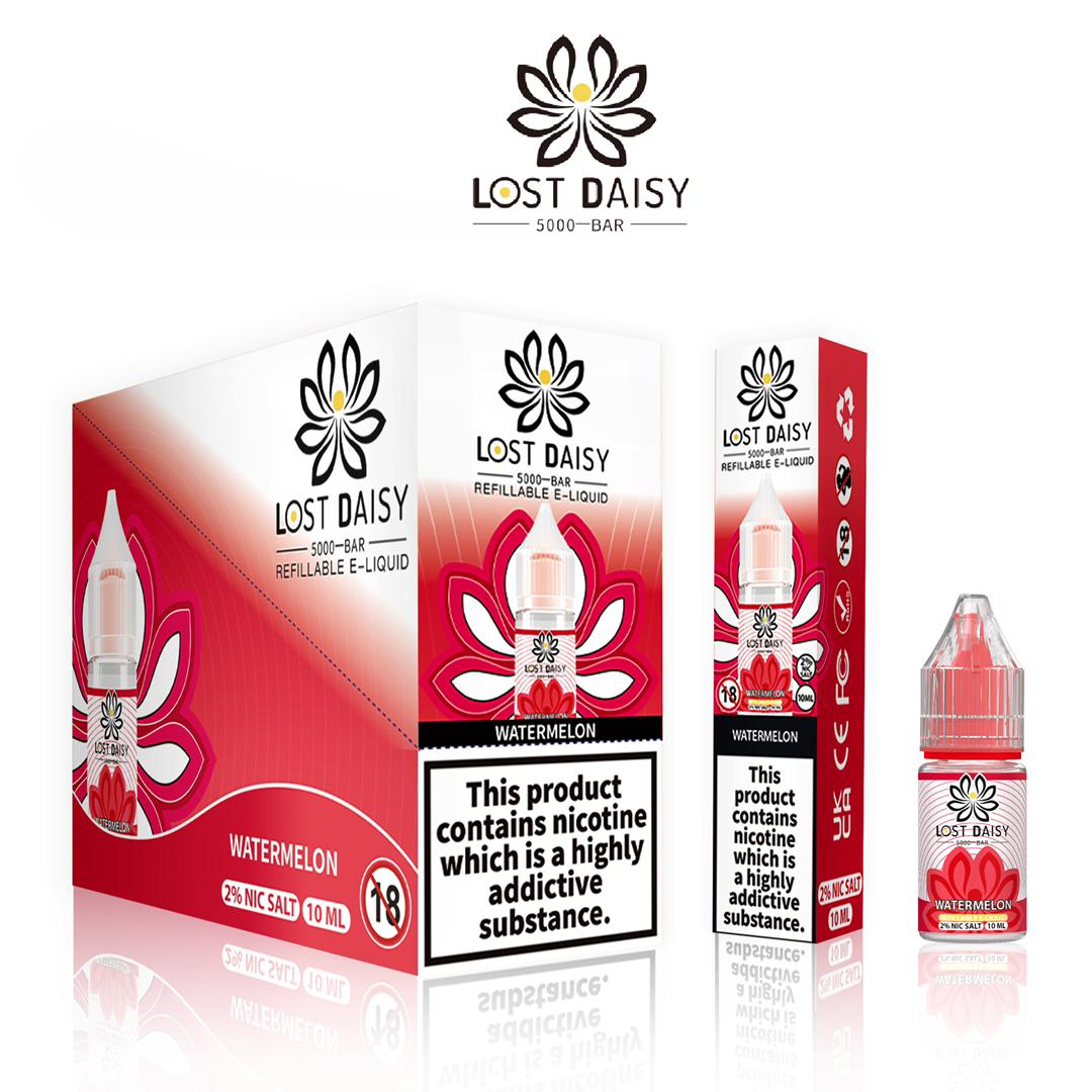 Lost Daisy 5000 Bar Salt 10ml - Box of 10-Watermelon-vapeukwholesale