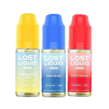 Lost Liquid Nic Salt 10ml E-liquids (Box of 10)