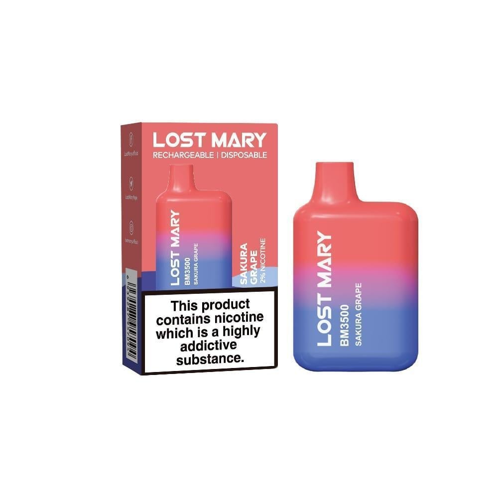 Lost Mary Disposable Pod Device- 20mg-Sakura Grape-vapeukwholesale