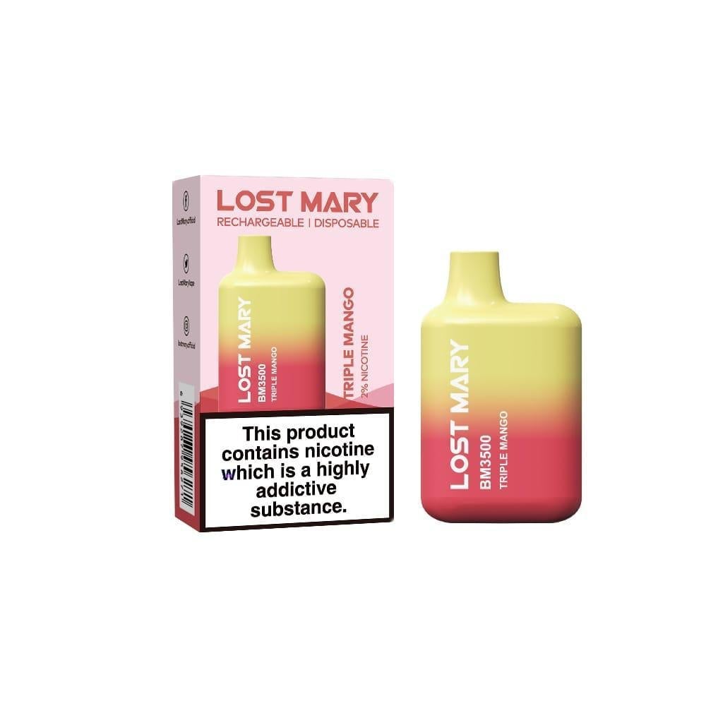 Lost Mary Disposable Pod Device- 20mg-Triple Mango-vapeukwholesale