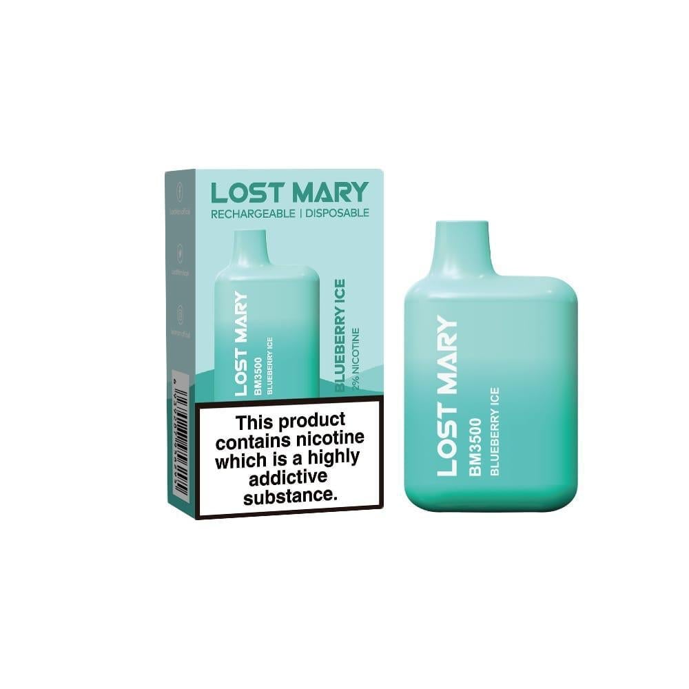 Lost Mary Disposable Pod Device- 20mg-Blueberry Ice-vapeukwholesale