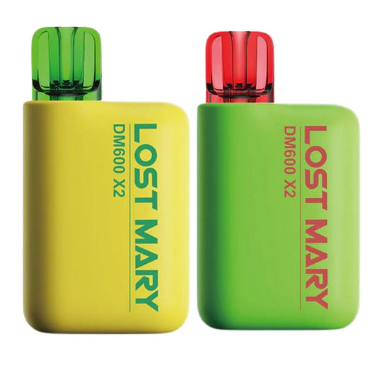 Lost Mary DM600 X2 1200 Puffs Disposable Vape Pod Device- Box of 5