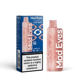 Lost Mary Mad Eyes Hoal 600 Puffs Disposable Vape Box of 10-Cherry Ice-vapeukwholesale