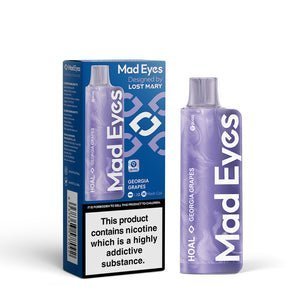 Lost Mary Mad Eyes Hoal 600 Puffs Disposable Vape Box of 10-Georgia Grapes-vapeukwholesale