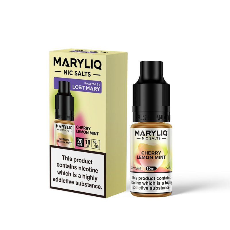 Lost Mary Maryliq Nic Salts 10ml - Box of 10-Cherry Lemon Mint-vapeukwholesale