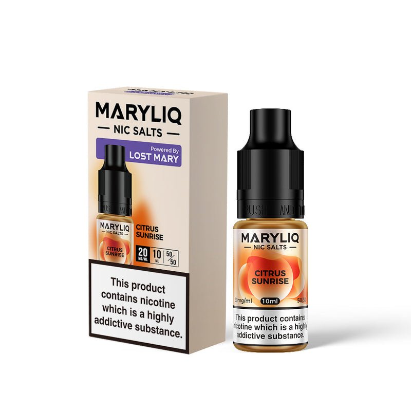 Lost Mary Maryliq Nic Salts 10ml - Box of 10-Citrus Sunrise-vapeukwholesale