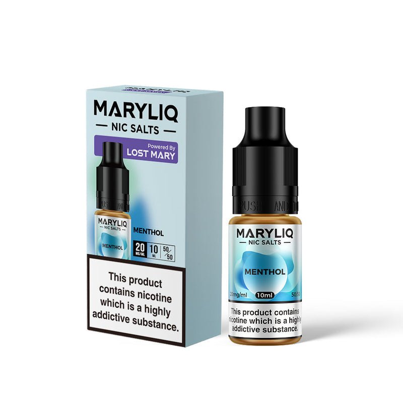 Lost Mary Maryliq Nic Salts 10ml - Box of 10-Menthol-vapeukwholesale