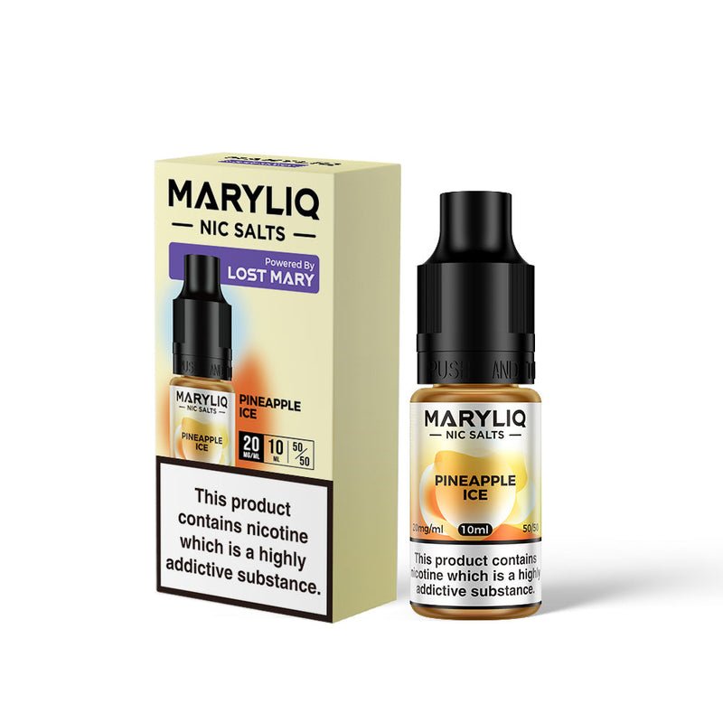 Lost Mary Maryliq Nic Salts 10ml - Box of 10-Pineapple Ice-vapeukwholesale