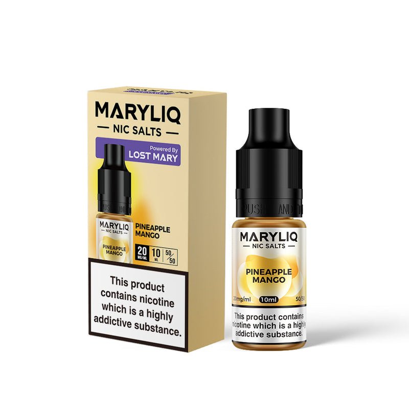 Lost Mary Maryliq Nic Salts 10ml - Box of 10-Pineapple Mango-vapeukwholesale