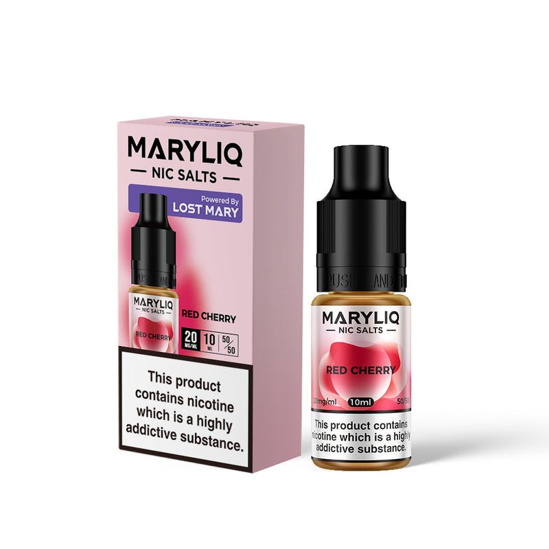 Lost Mary Maryliq Nic Salts 10ml - Box of 10-Red Cherry-vapeukwholesale