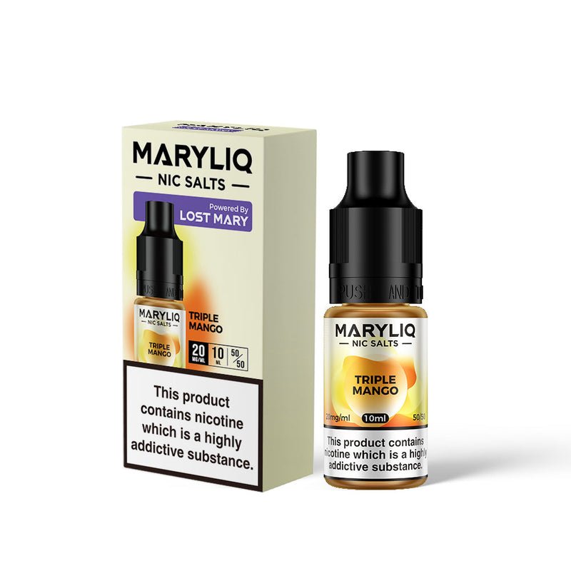 Lost Mary Maryliq Nic Salts 10ml - Box of 10-Triple Mango-vapeukwholesale