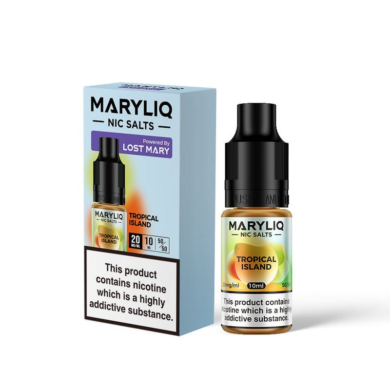 Lost Mary Maryliq Nic Salts 10ml - Box of 10-Tropical Iceland-vapeukwholesale