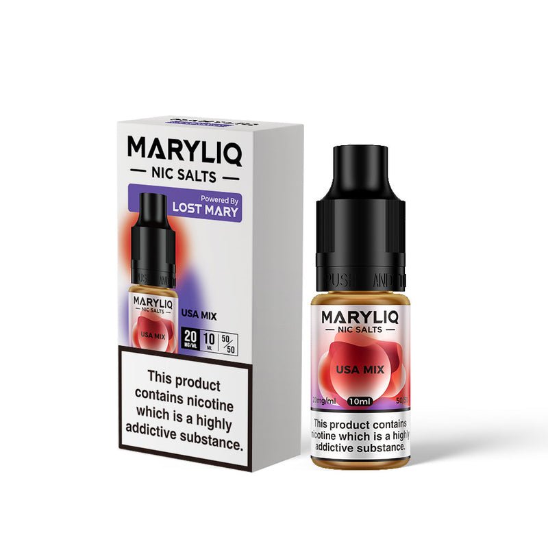 Lost Mary Maryliq Nic Salts 10ml - Box of 10-USA Mix-vapeukwholesale