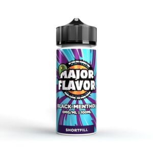 Major Flavor 100ml E-liquids-Black Menthol-vapeukwholesale