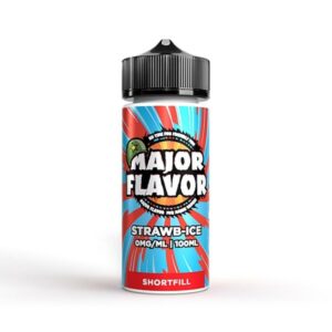 Major Flavor 100ml E-liquids-Strawb Ice-vapeukwholesale