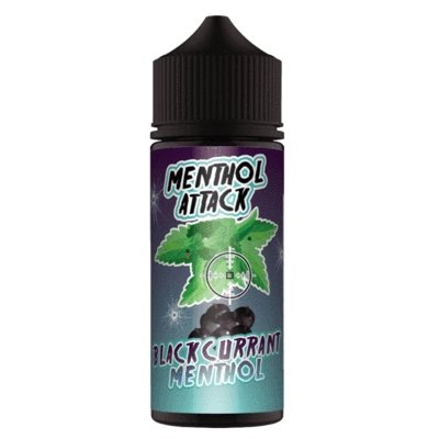 Menthol Attack 100ML Shortfill-Blackcurrant Menthol-vapeukwholesale