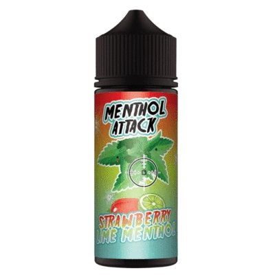 Menthol Attack 100ML Shortfill-Strawberry Lime Menthol-vapeukwholesale