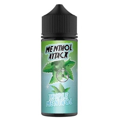 Menthol Attack 100ML Shortfill-Triple Menthol-vapeukwholesale