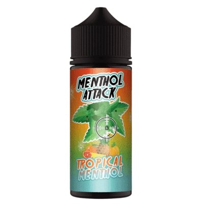 Menthol Attack 100ML Shortfill-Tropical Menthol-vapeukwholesale