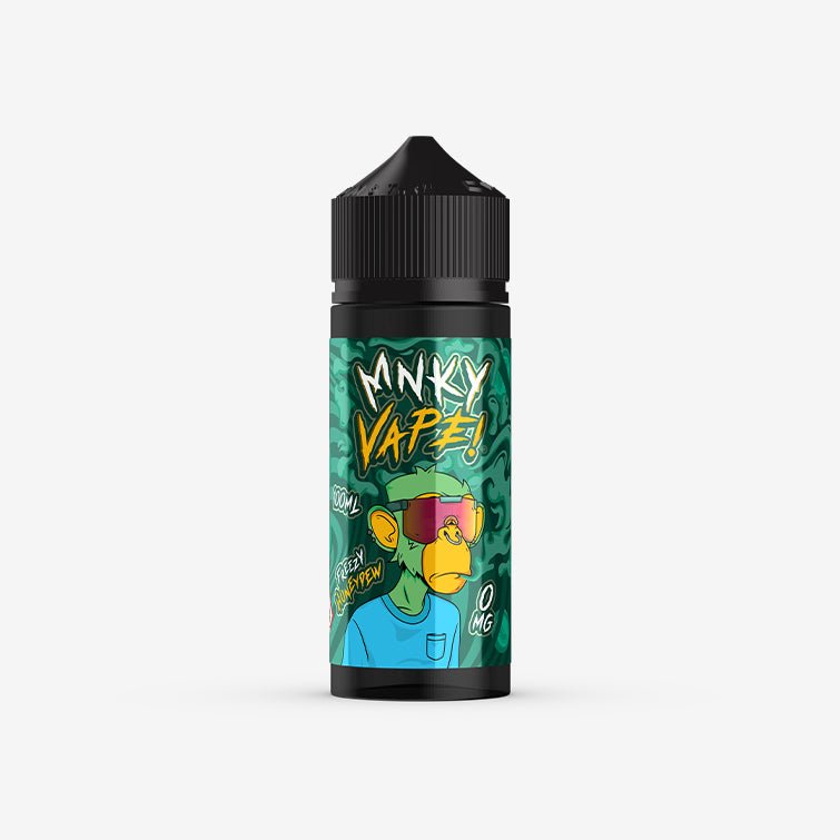 Mnky Vape 100ml E-liquid Shortfill-Freezy Honeydew-vapeukwholesale