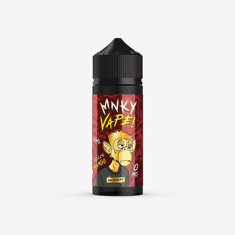 Mnky Vape 100ml E-liquid Shortfill-Freezy Mango-vapeukwholesale