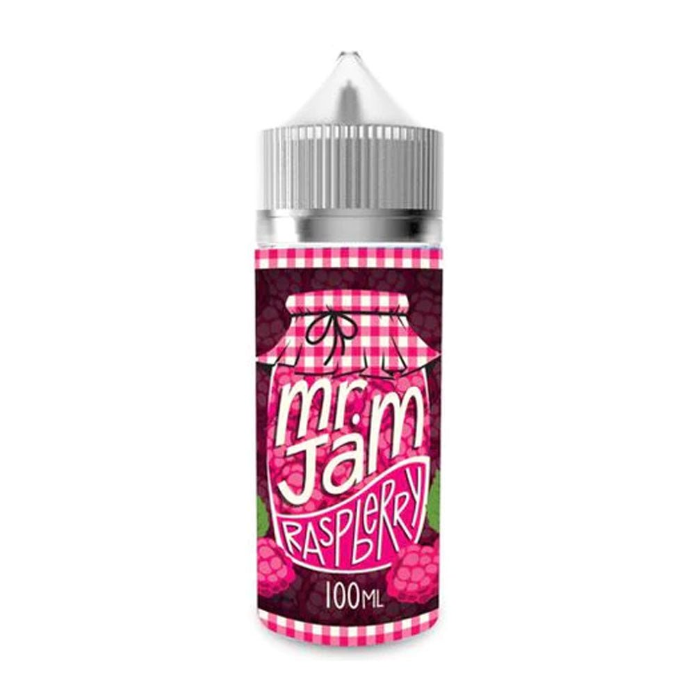 Mr Jam 100ml E-Liquid-Raspberry-vapeukwholesale