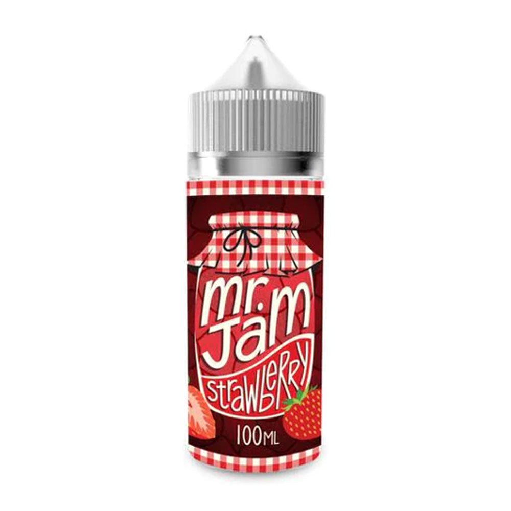 Mr Jam 100ml E-Liquid-Strawberry-vapeukwholesale