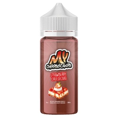 My E-Liquids Cheesecakes 100ML Shortfill-Strawberry Cheesecake-vapeukwholesale