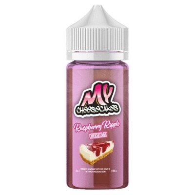 My E-Liquids Cheesecakes 100ML Shortfill-Raspberry Ripple Cheesecake-vapeukwholesale