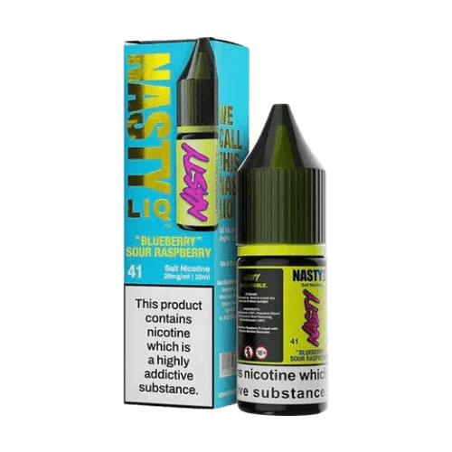 Nasty Liq Salt 10ml E-Liquids Box of 10-Blueberry Sour Raspberry-vapeukwholesale