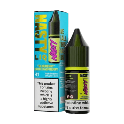 Nasty Liq Salt 10ml E-Liquids Box of 10-Blueberry Sour Raspberry-vapeukwholesale