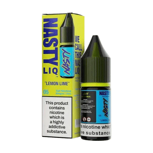 Nasty Liq Salt 10ml E-Liquids Box of 10-Lemon Lime-vapeukwholesale