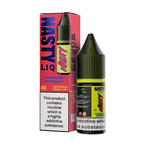 Nasty Liq Salt 10ml E-Liquids Box of 10-Strawberry Raspberry-vapeukwholesale