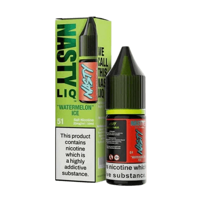 Nasty Liq Salt 10ml E-Liquids Box of 10-Watermelon ice-vapeukwholesale