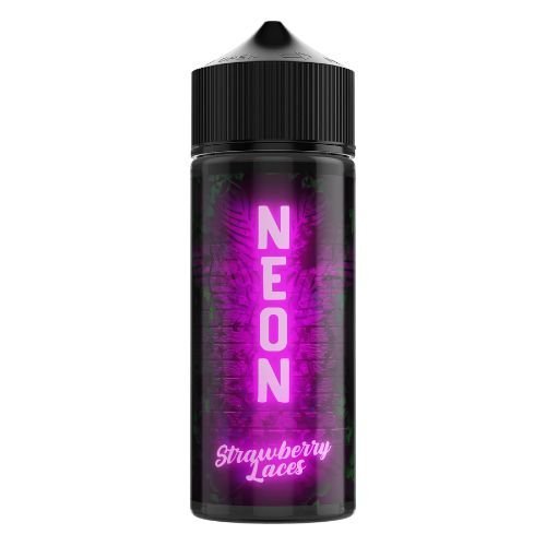 Neon 100ml shortfill E-liquid-Strawberry Laces-vapeukwholesale