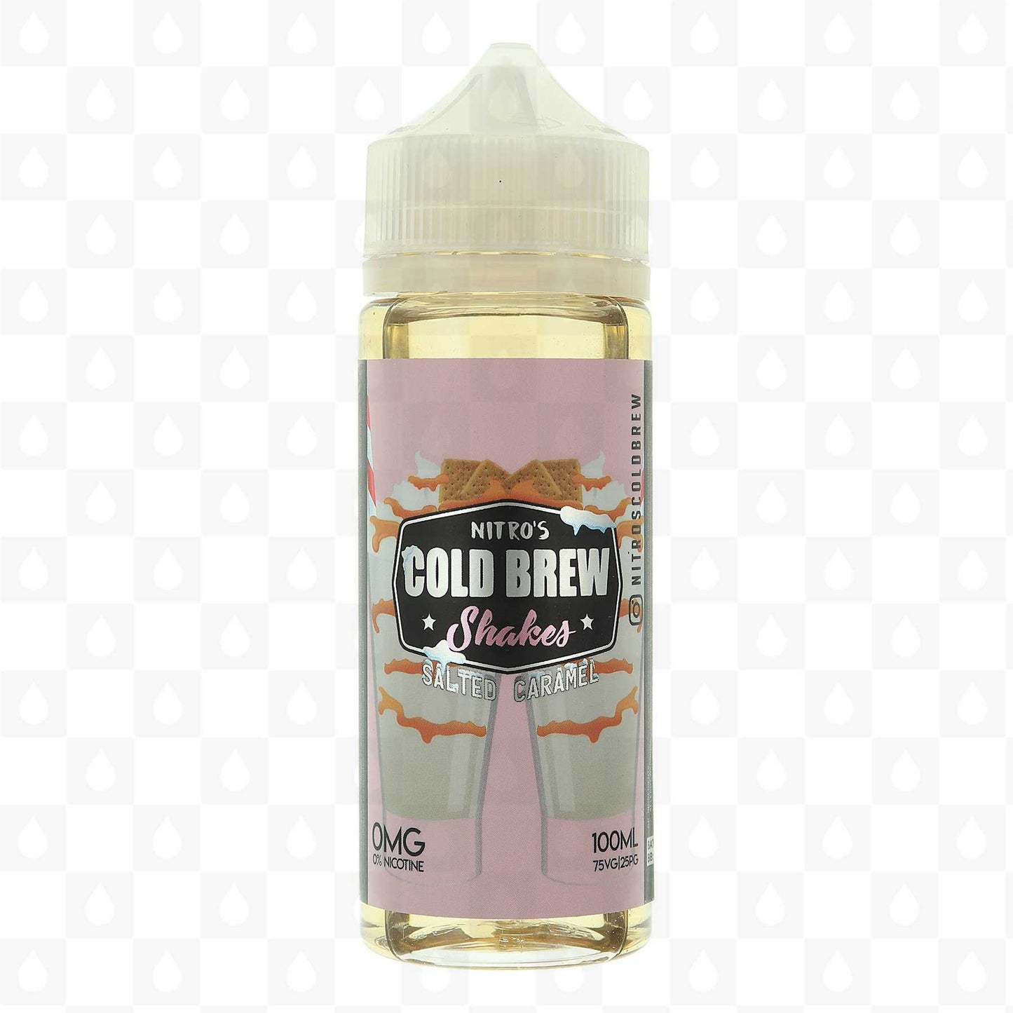 Nitro's Cold Brew 100ML Shortfill E-liquids-Salted Caramel Shakes-vapeukwholesale