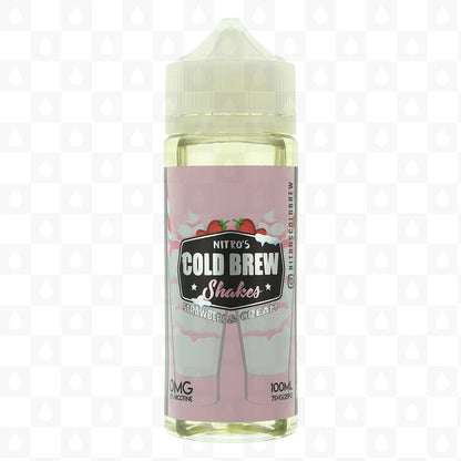 Nitro's Cold Brew 100ML Shortfill E-liquids-Strawberry and Cream Shakes-vapeukwholesale