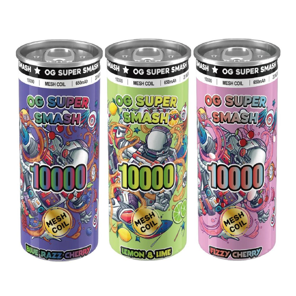 OG Super Smash 10000 Puffs Disposable Vape Pod - Box of 10